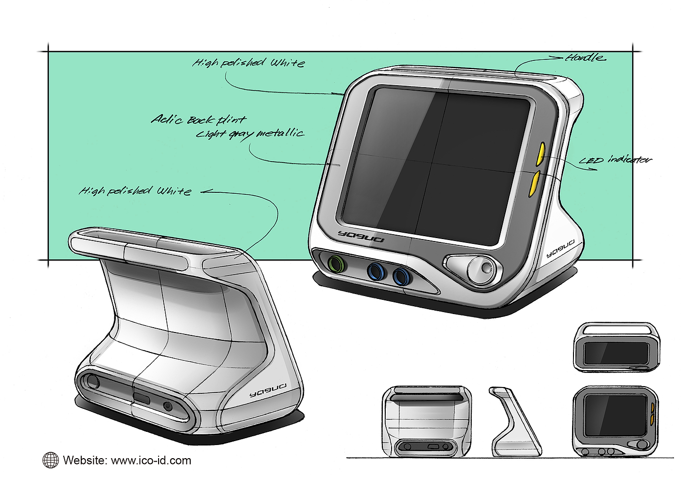 medical apparatus and instruments，Respiratory therapy，Appearance design，Product appearance，