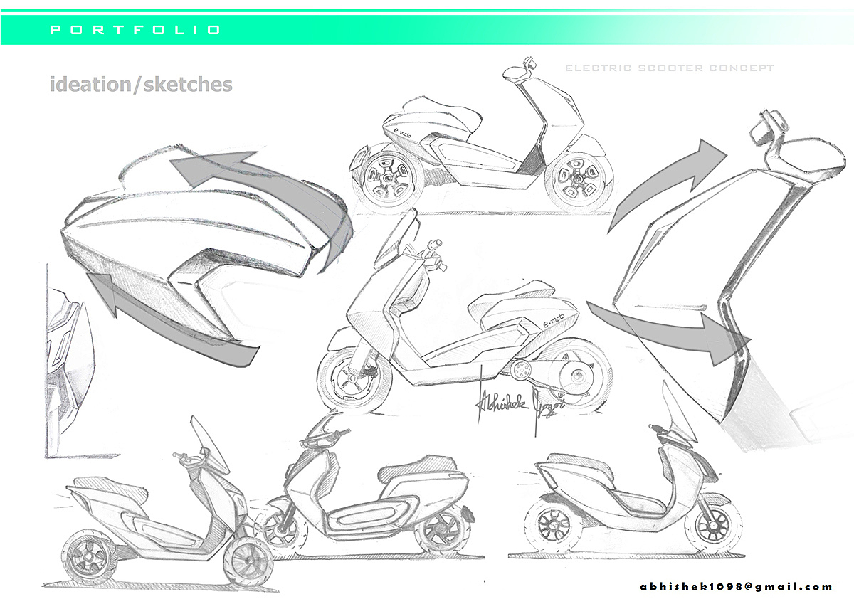 design sketch，Intelligent technology，industrial design，Hand drawn，Electric，