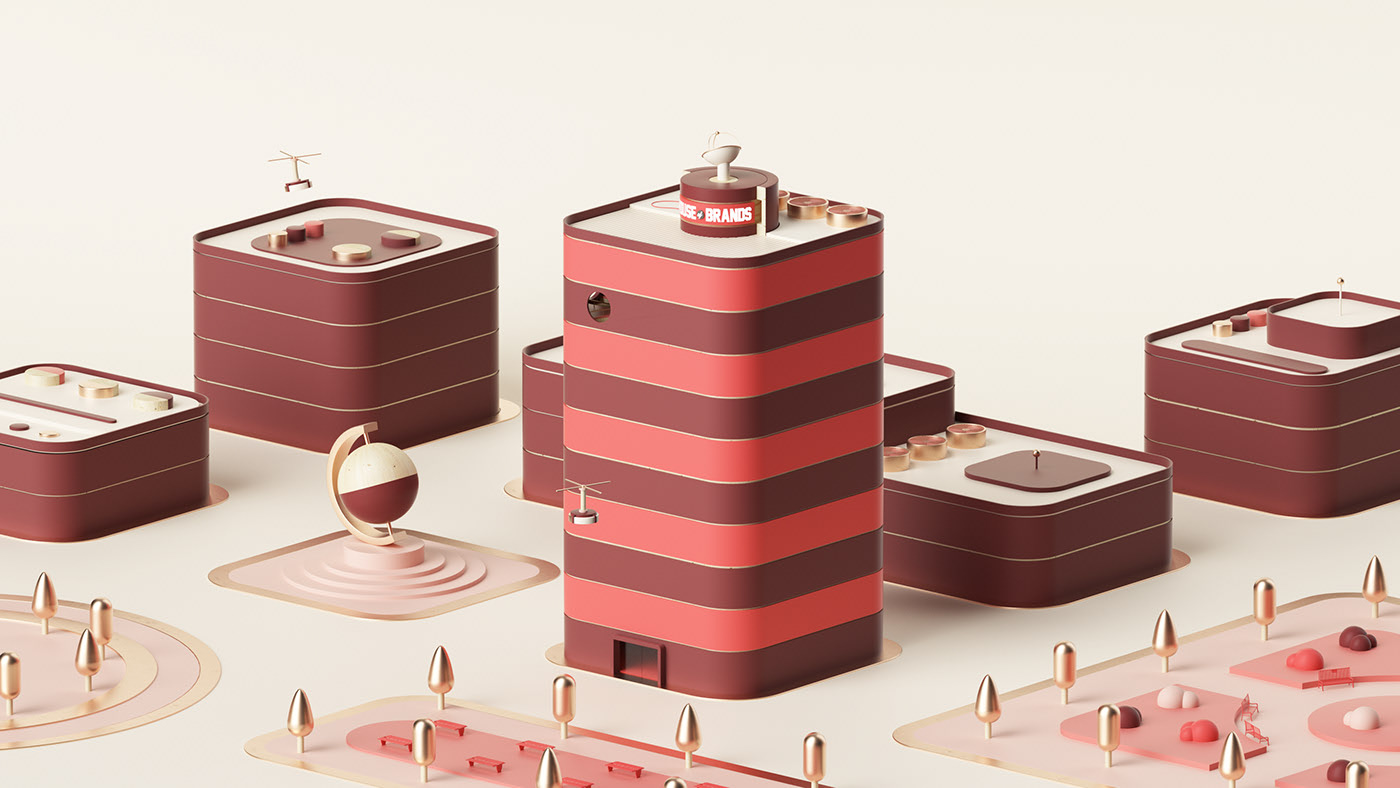Brand home，animation，3d，Artistic direction，