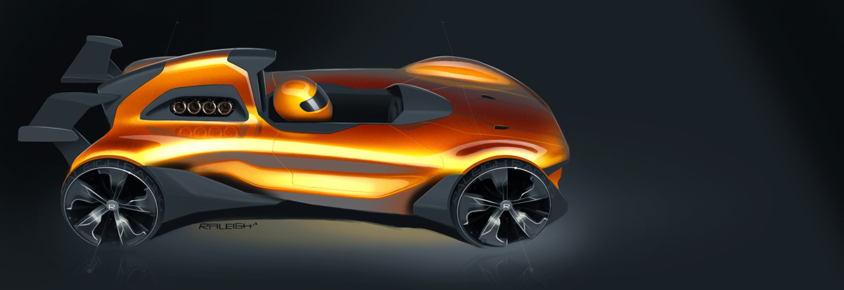 Automatic design，Hand drawn，Render，Visual design，industrial design，