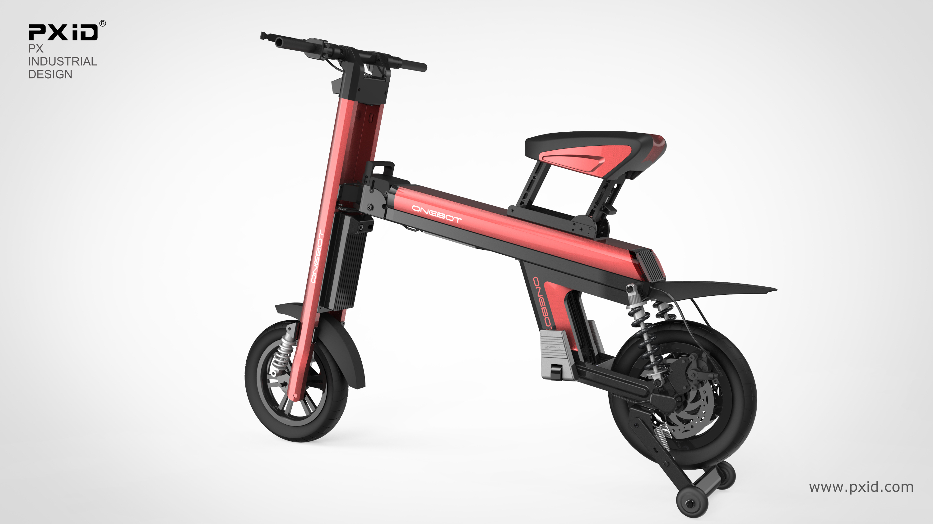 Product oriented industrial design，Scooter design，Balance car design，Design of walking tools for the elderly，Body feeling car design，pxid，