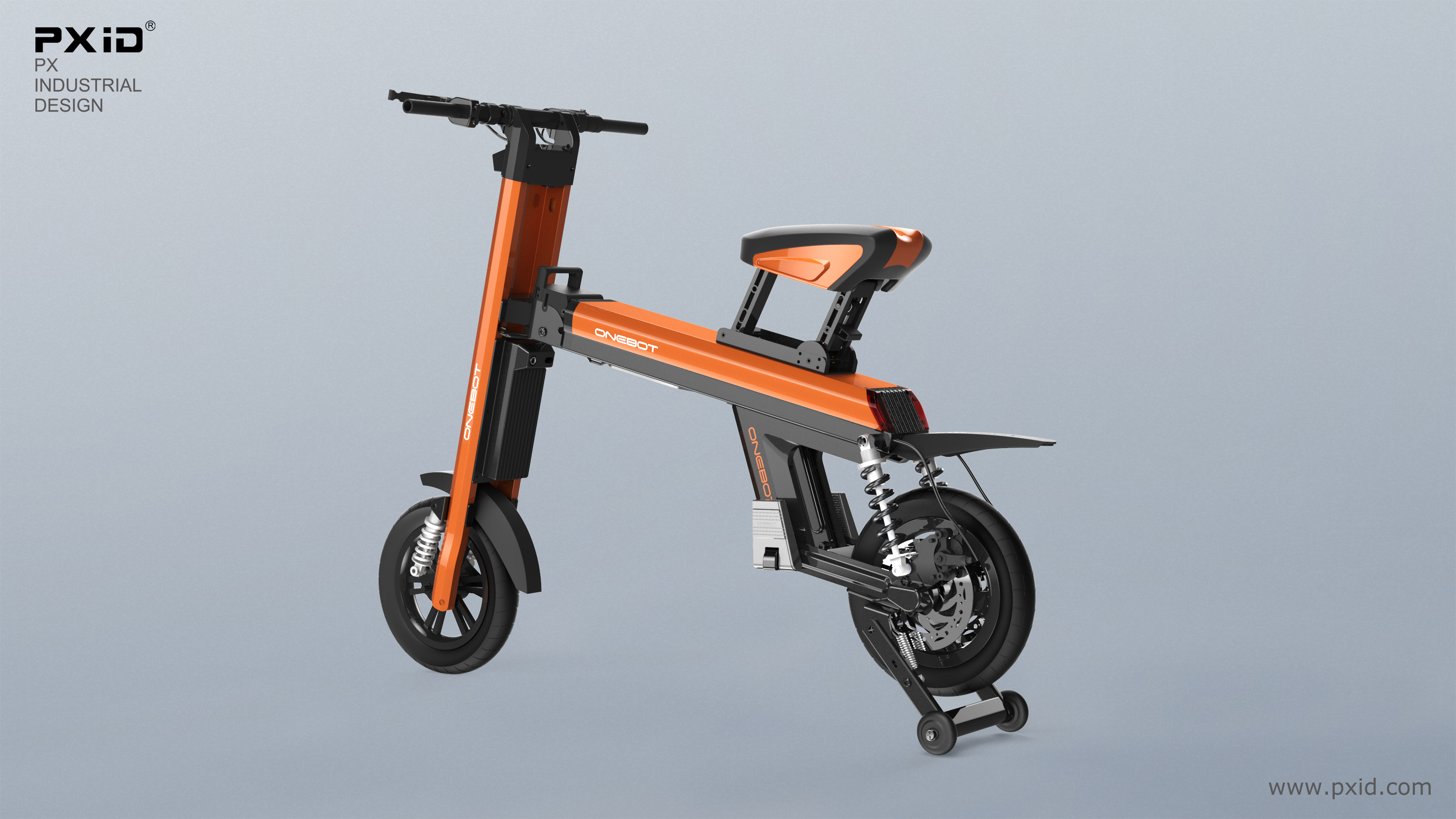 Product oriented industrial design，Scooter design，Balance car design，Design of walking tools for the elderly，Body feeling car design，pxid，