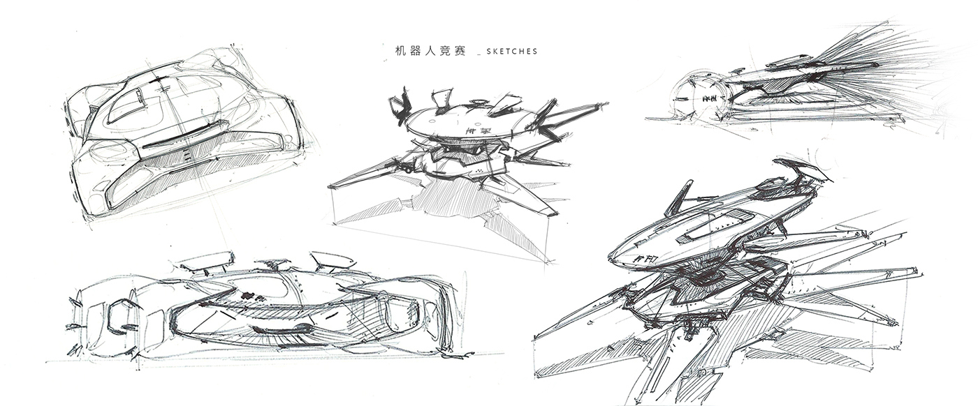 Automatic design，Hand drawn，Sports car，product design，industrial design，
