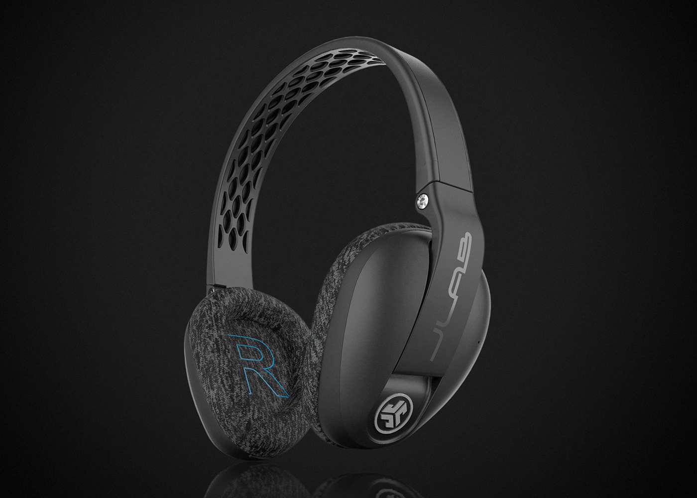 black，Bluetooth headset，Jlab Flex Sport，