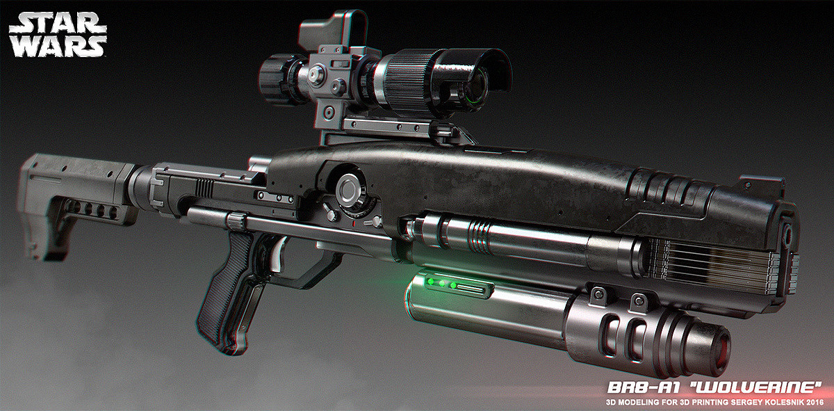 industrial design，Scientific and technological intelligence，Game design，model design ，gun，