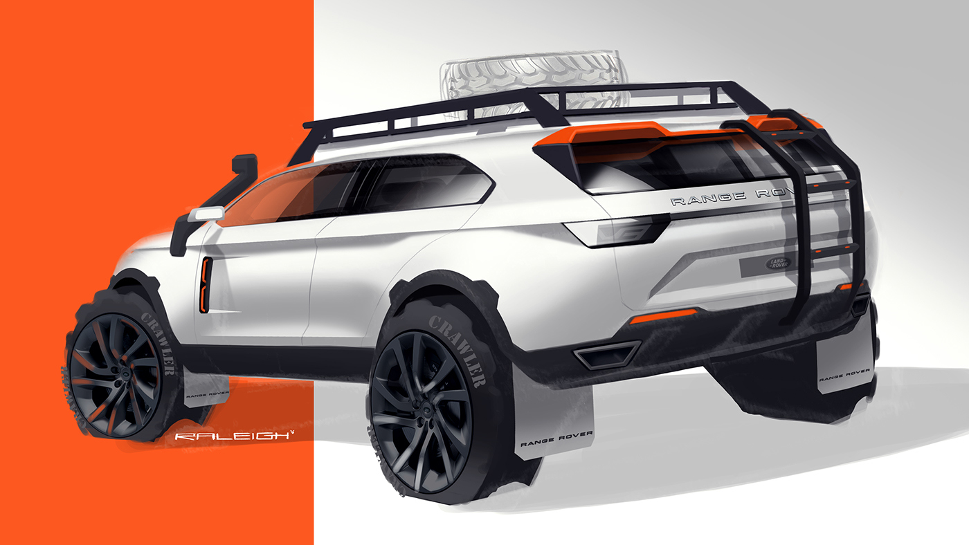 Automatic design，Hand drawn，Render，Visual design，industrial design，