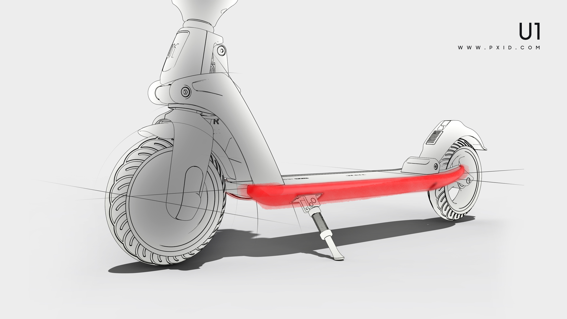 Scooter，Scooter design，Electric scooter，Design of transportation tools，industrial design，