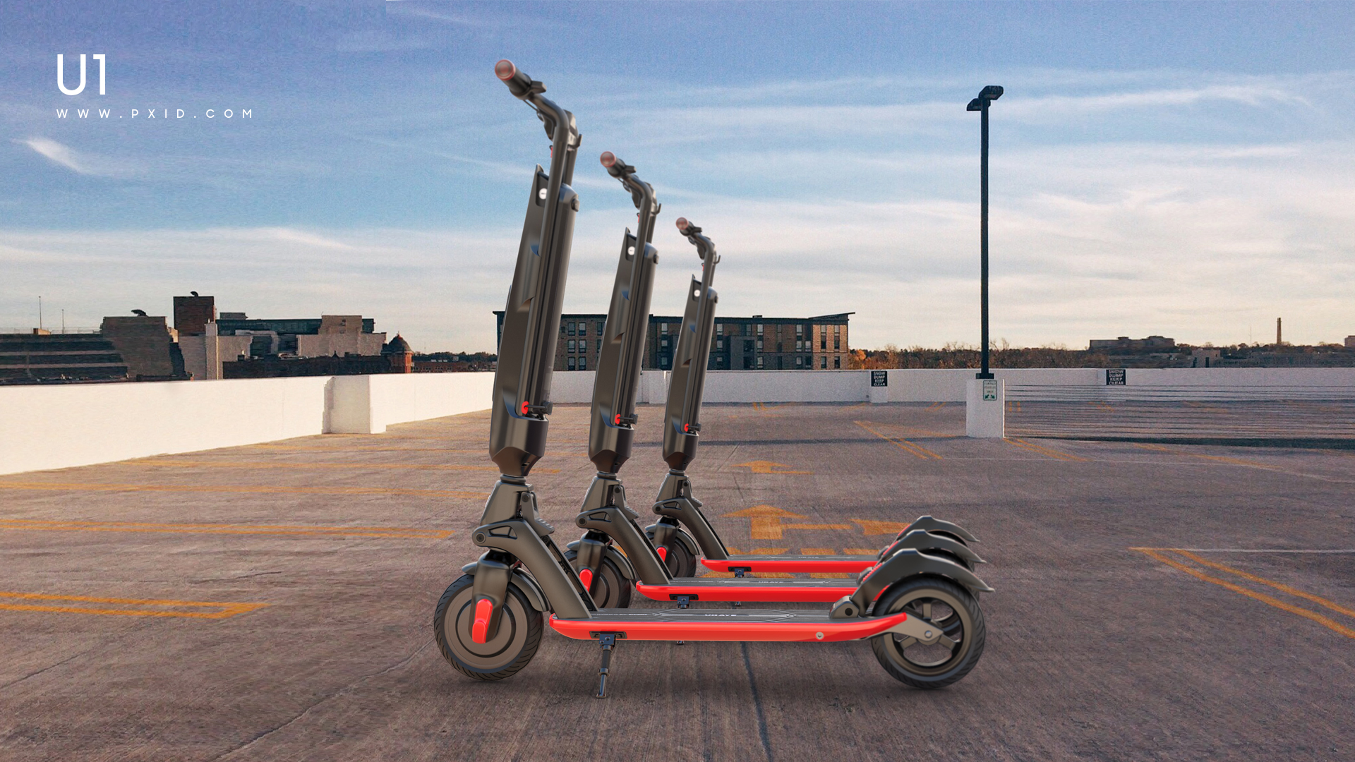 Scooter，Scooter design，Electric scooter，Design of transportation tools，industrial design，