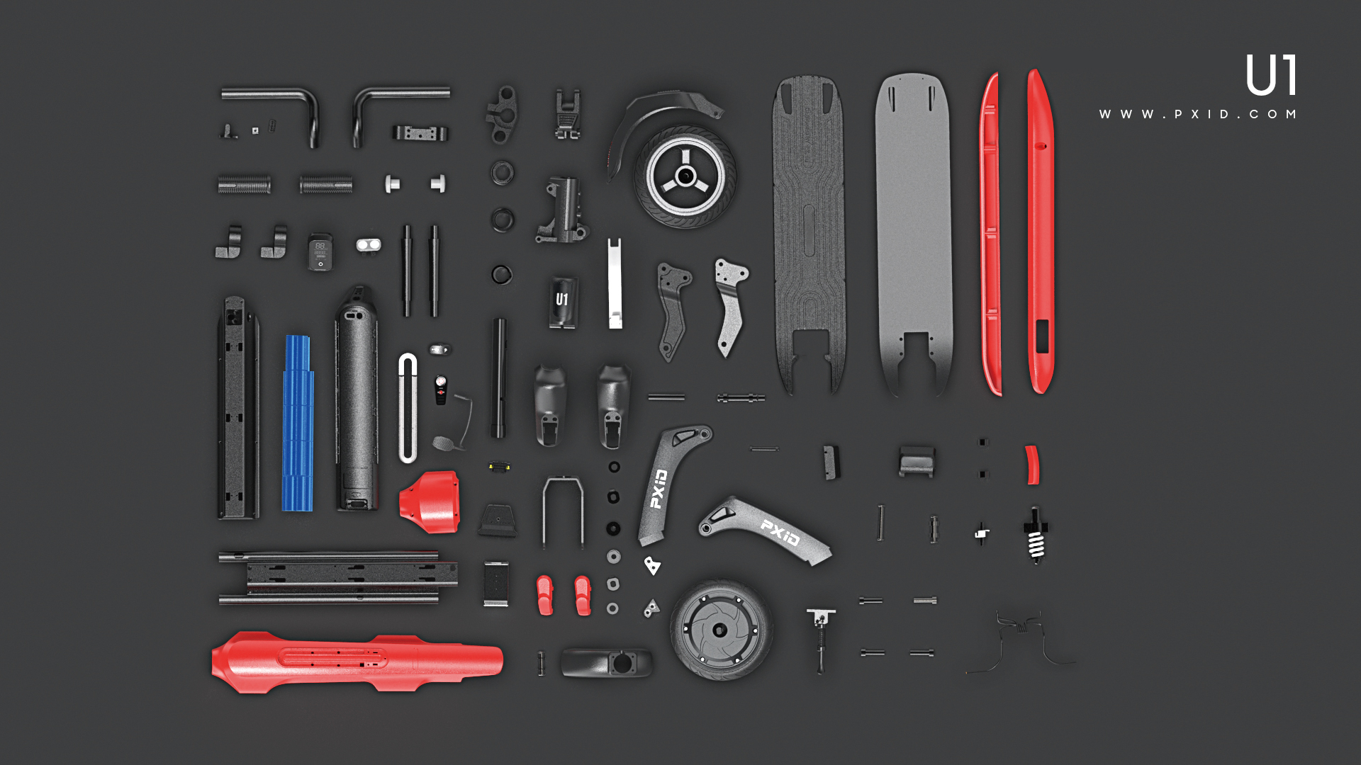 Scooter，Scooter design，Electric scooter，Design of transportation tools，industrial design，