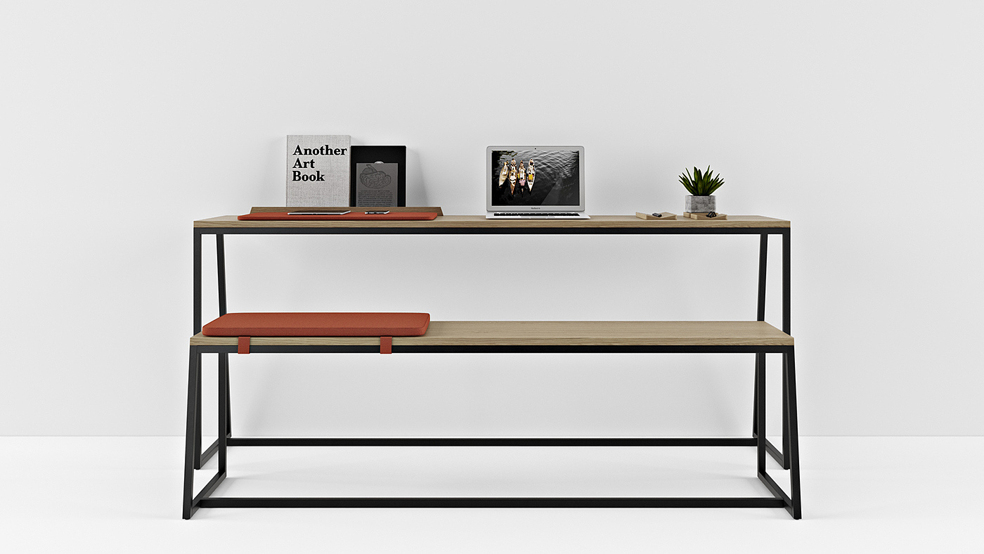 furniture，indoor，product，Design，to work in an office，