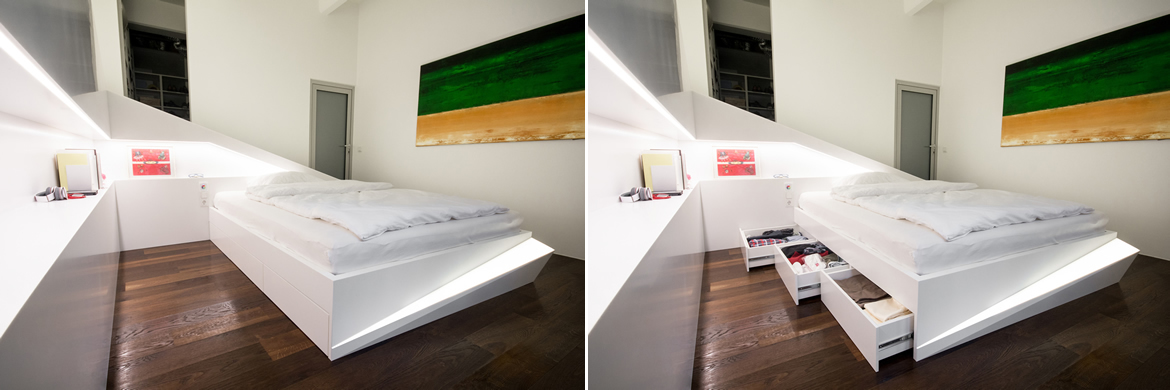 Home Furnishing，product design，industrial design，Bed，Receive，