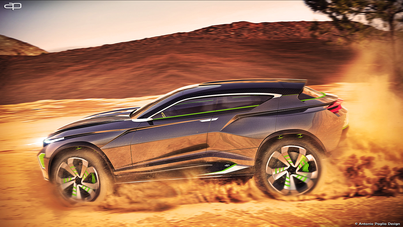 jeep，Automobile design，Hand drawn，