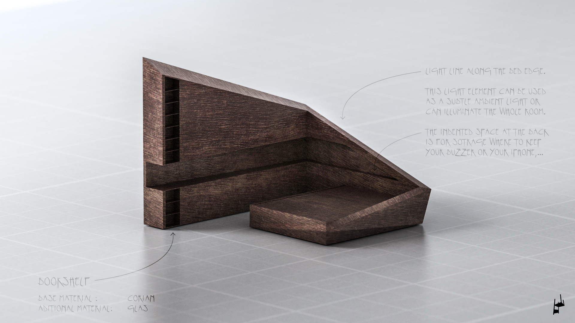 Home Furnishing，product design，industrial design，Bed，Receive，