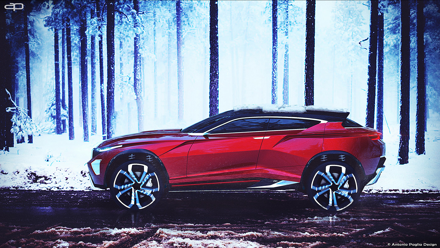 jeep，Automobile design，Hand drawn，