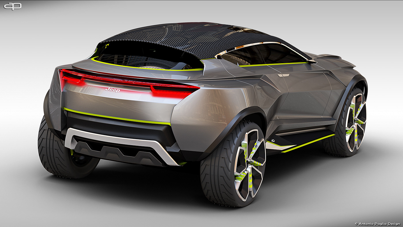 jeep，Automobile design，Hand drawn，