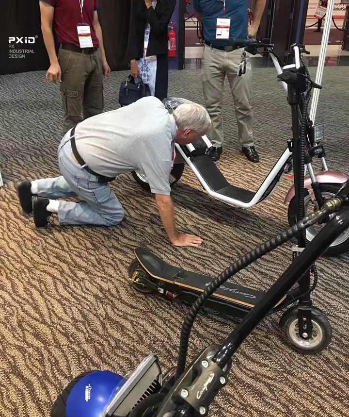 Product oriented industrial design，pxid，Balance car design，Scooter design，Body feeling car design，Design of walking tools for the elderly，