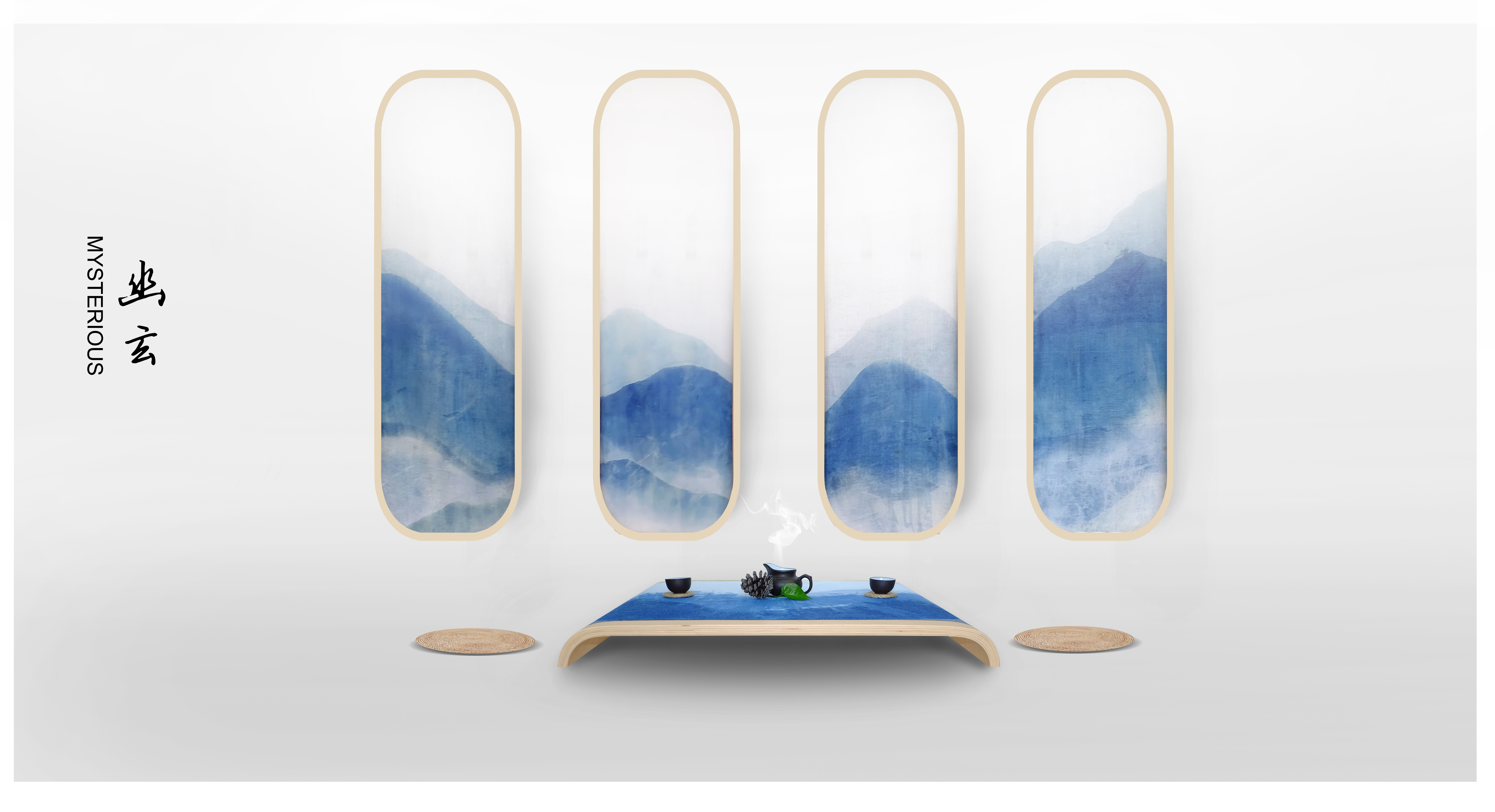 Blue dye，landscape，life，artistic conception，tradition，