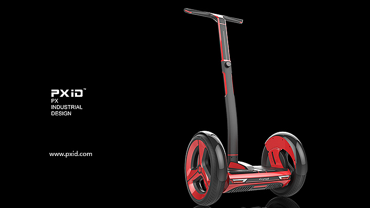 Product oriented industrial design，pxid，Balance car design，Scooter design，Body feeling car design，Design of walking tools for the elderly，