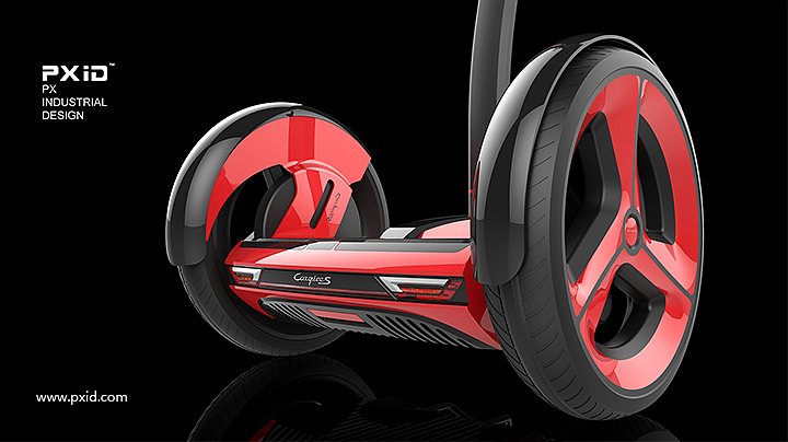 Product oriented industrial design，pxid，Balance car design，Scooter design，Body feeling car design，Design of walking tools for the elderly，