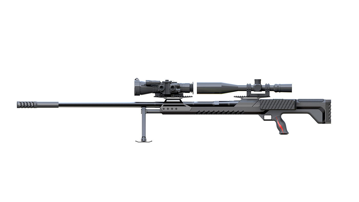 industrial design，military，arms，product design，modeling，