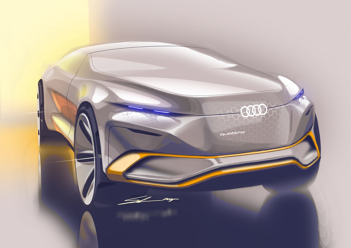 Automatic design，Render，Hand drawn，product，industrial design，