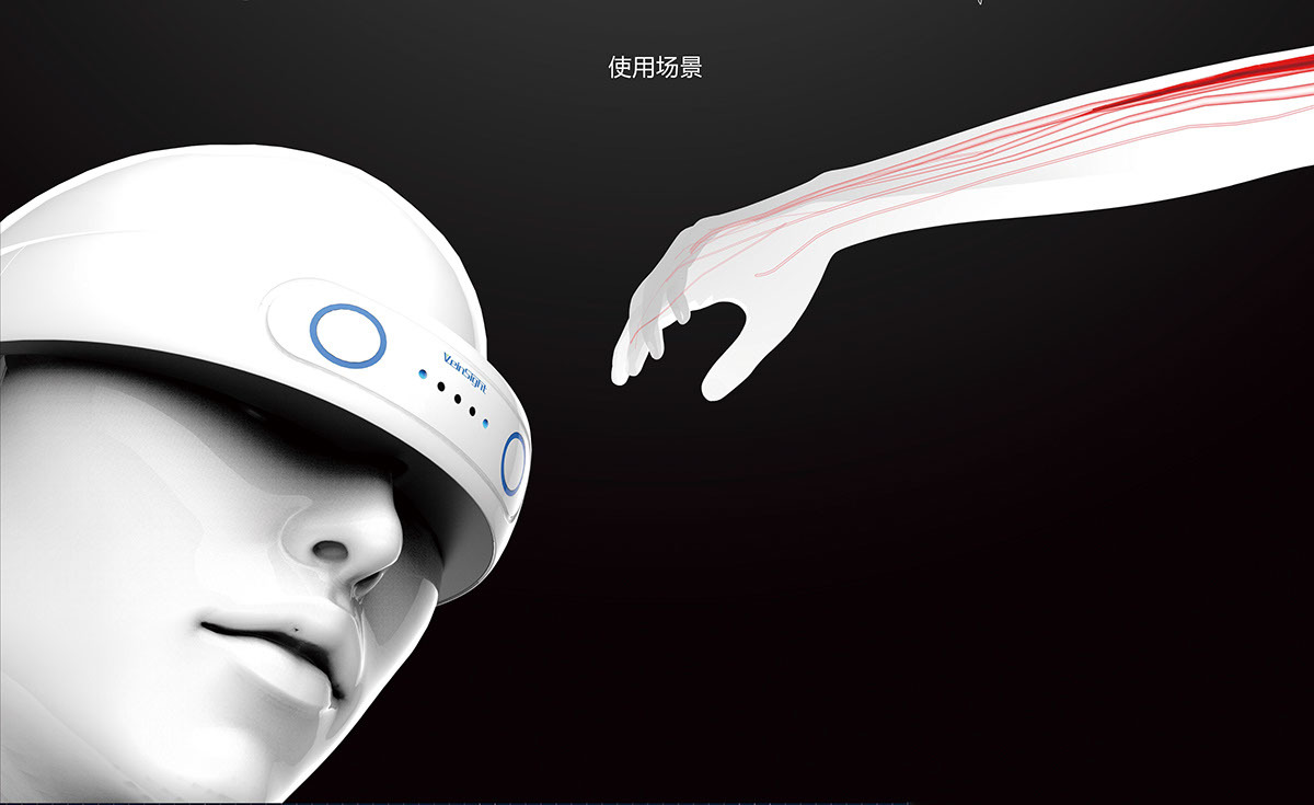 Wearable，intelligence，medical care，product design，comfortable，Modern technology，concept，