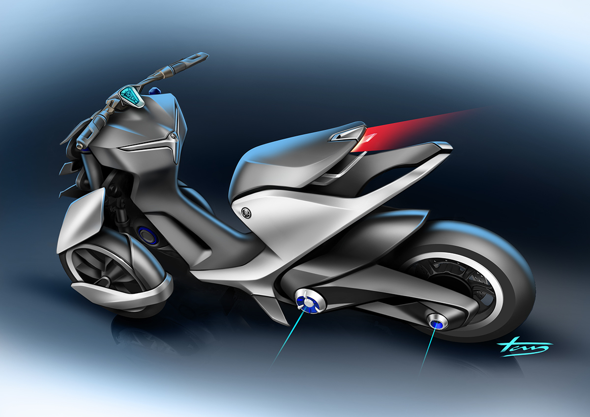 industrial design，Concept car design，design sketch，Intelligent technology，motorcycle，