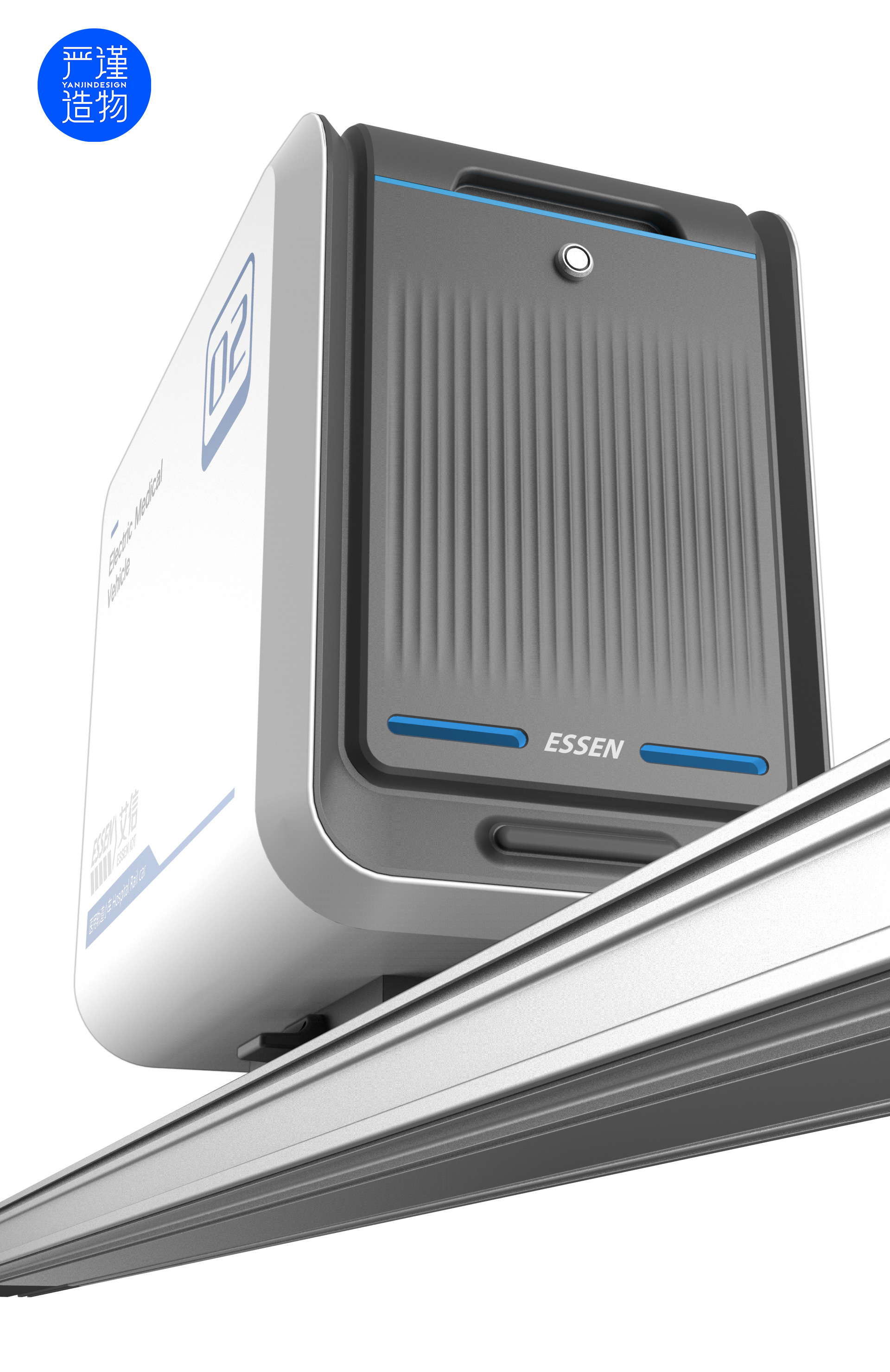 hospital，Medical products，Rail car，medical care，product design，industrial design，Rigorous creation，