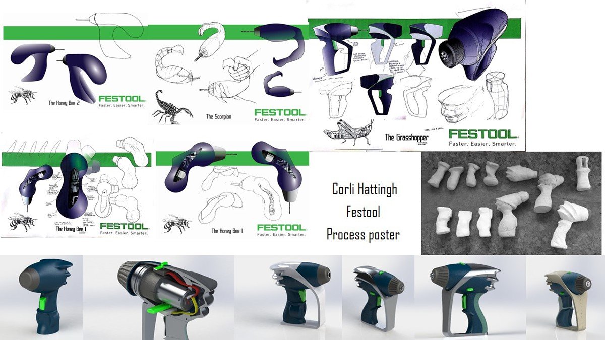 industrial design，Tool design，conceptual design，convenient，Electric drill，