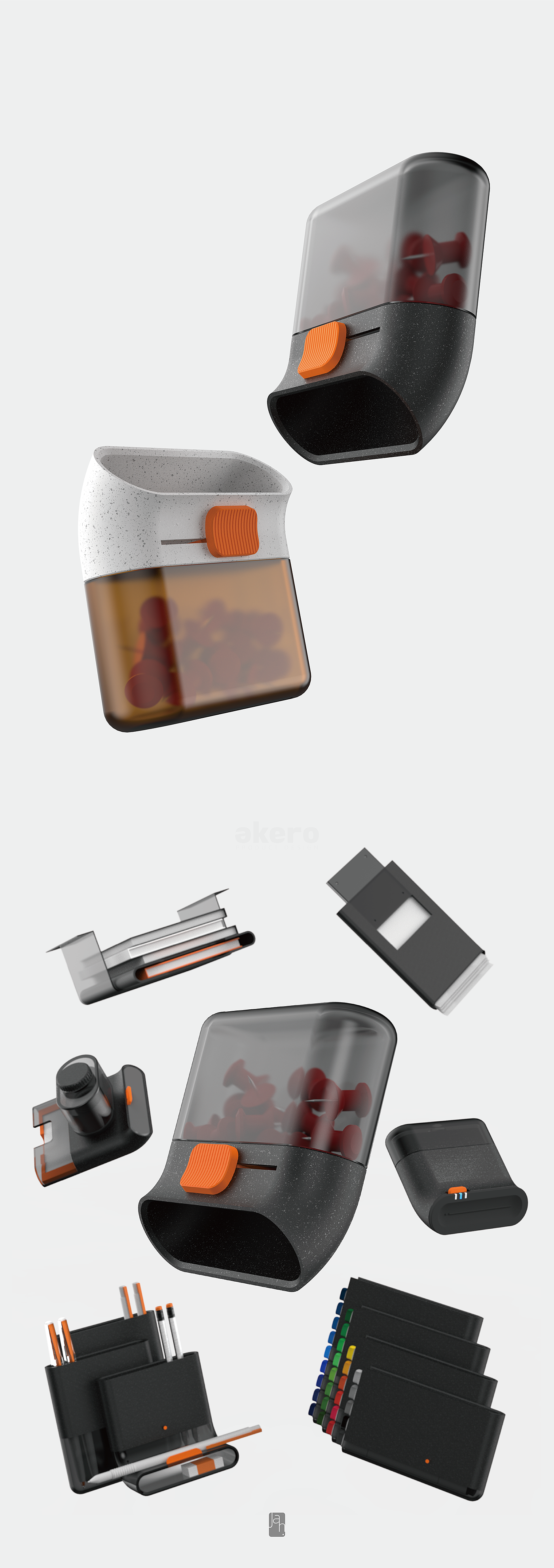 thumbtack，pen container，Desktop storage，