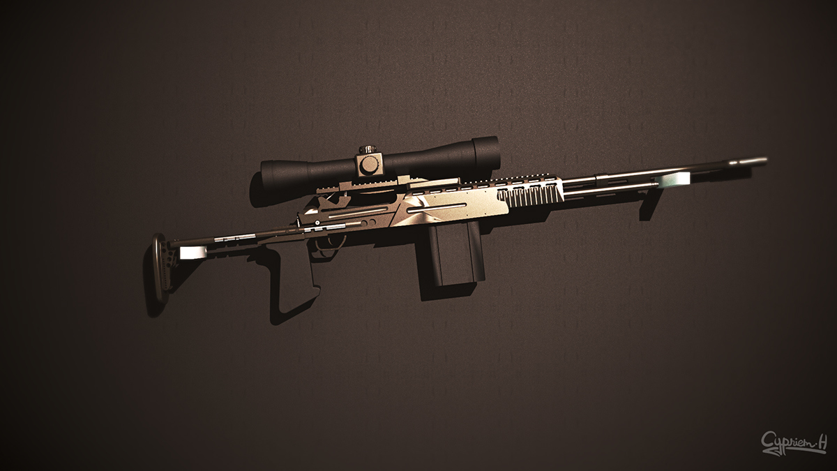 concept，design sketch，delicate，gun，military，