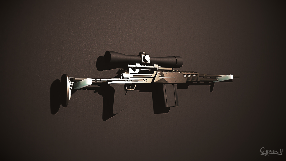 concept，design sketch，delicate，gun，military，