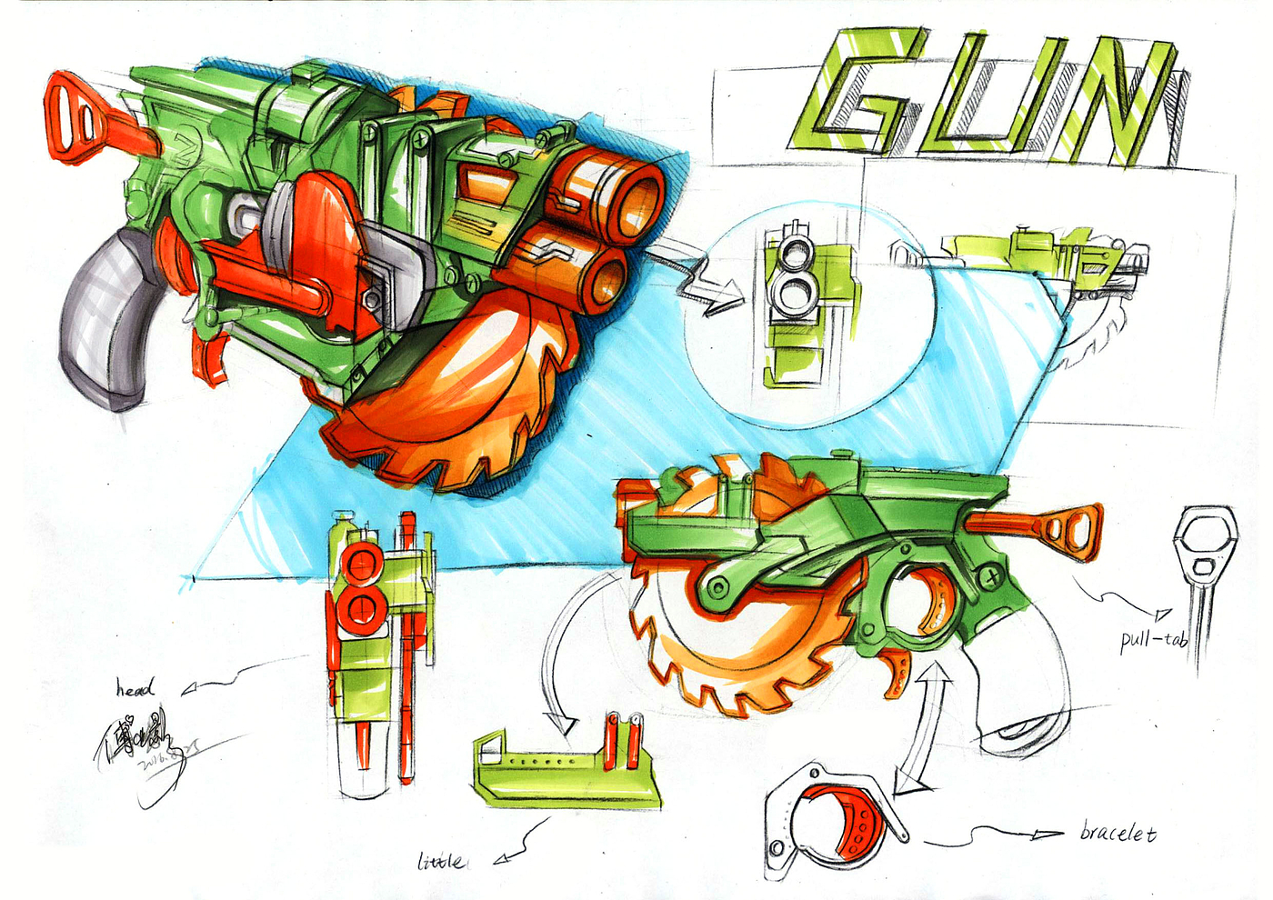 Student works，
