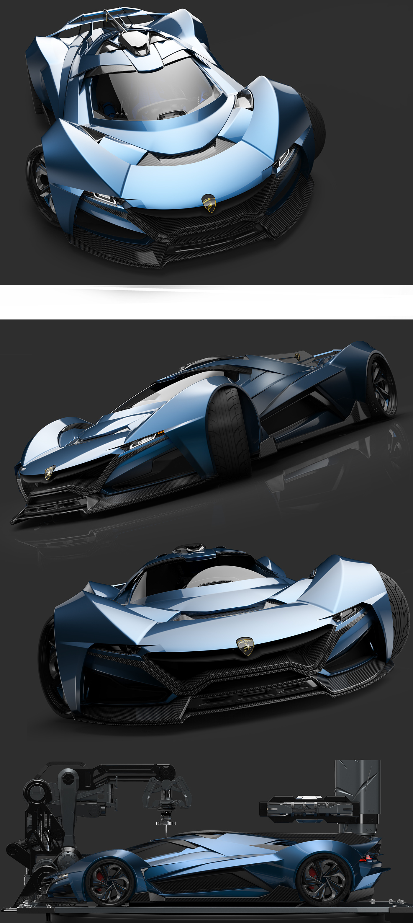 conceptual design，Automatic design，Visual design，modeling，Render，