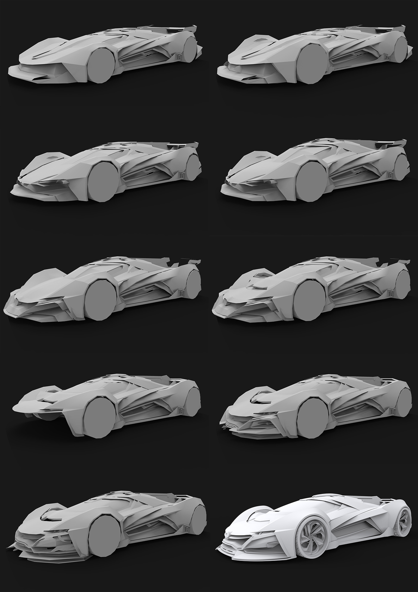 conceptual design，Automatic design，Visual design，modeling，Render，