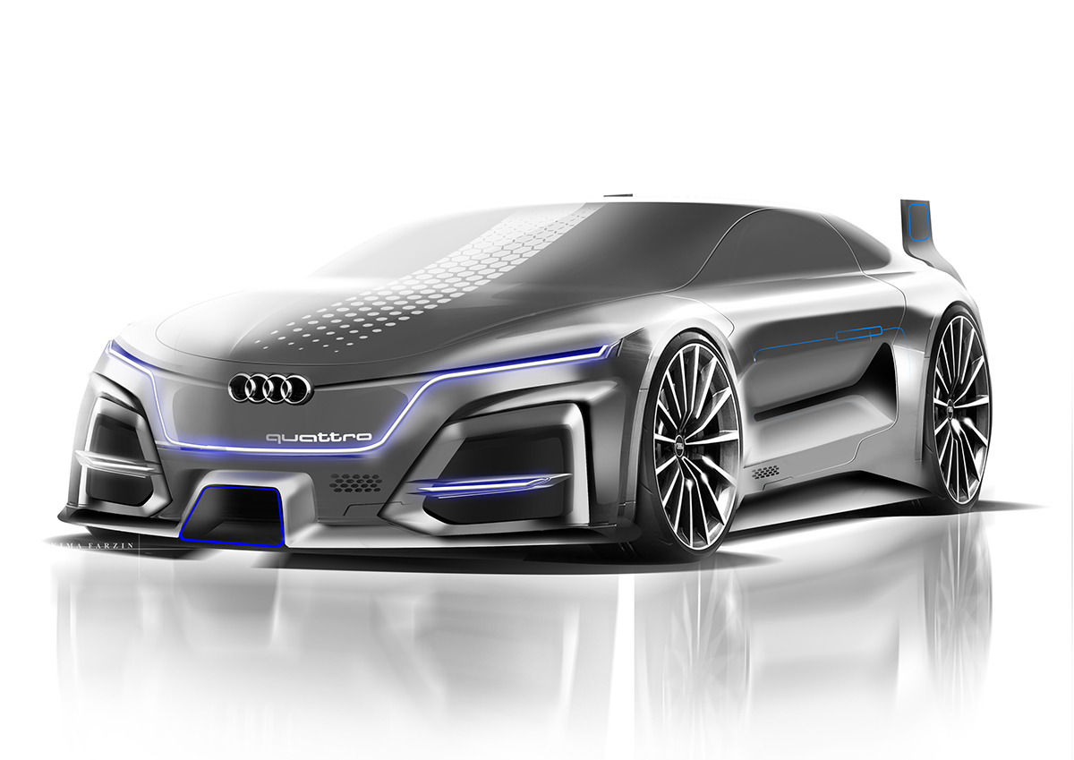 Automatic design，Hand drawn，Render，Visual design，industrial design，