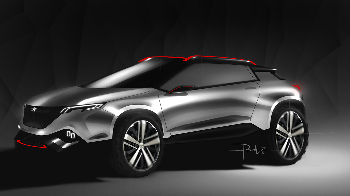 Automatic design，Hand drawn，Render，Visual design，industrial design，