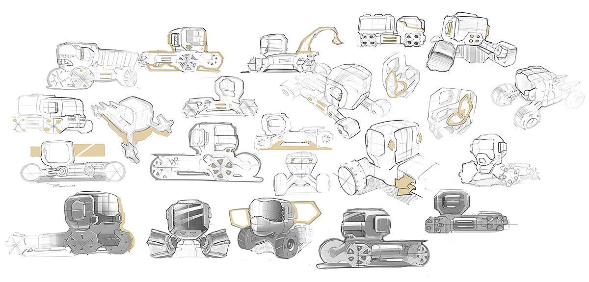 conceptual design，Scientific and technological intelligence，Digital technology，industrial design，design sketch，