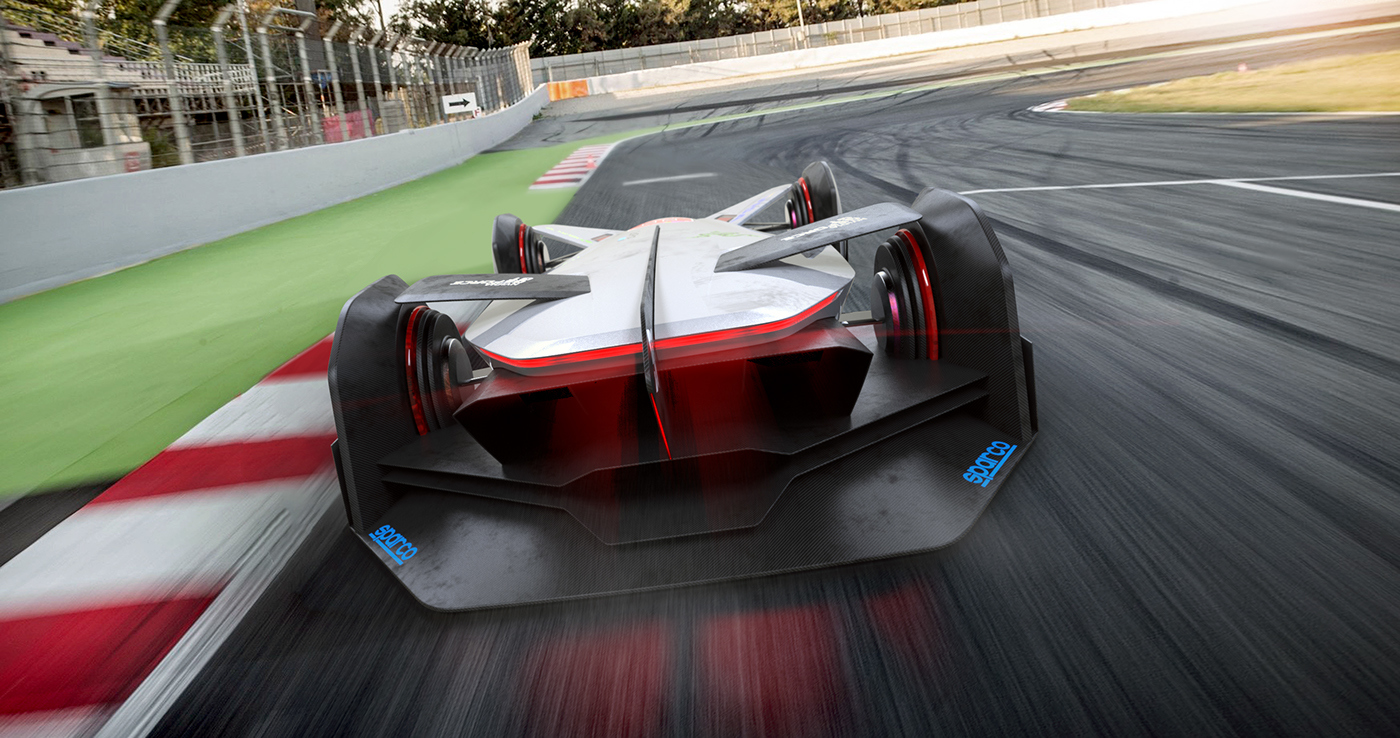 Automatic design，racing，Visual design，Hand drawn，concept，