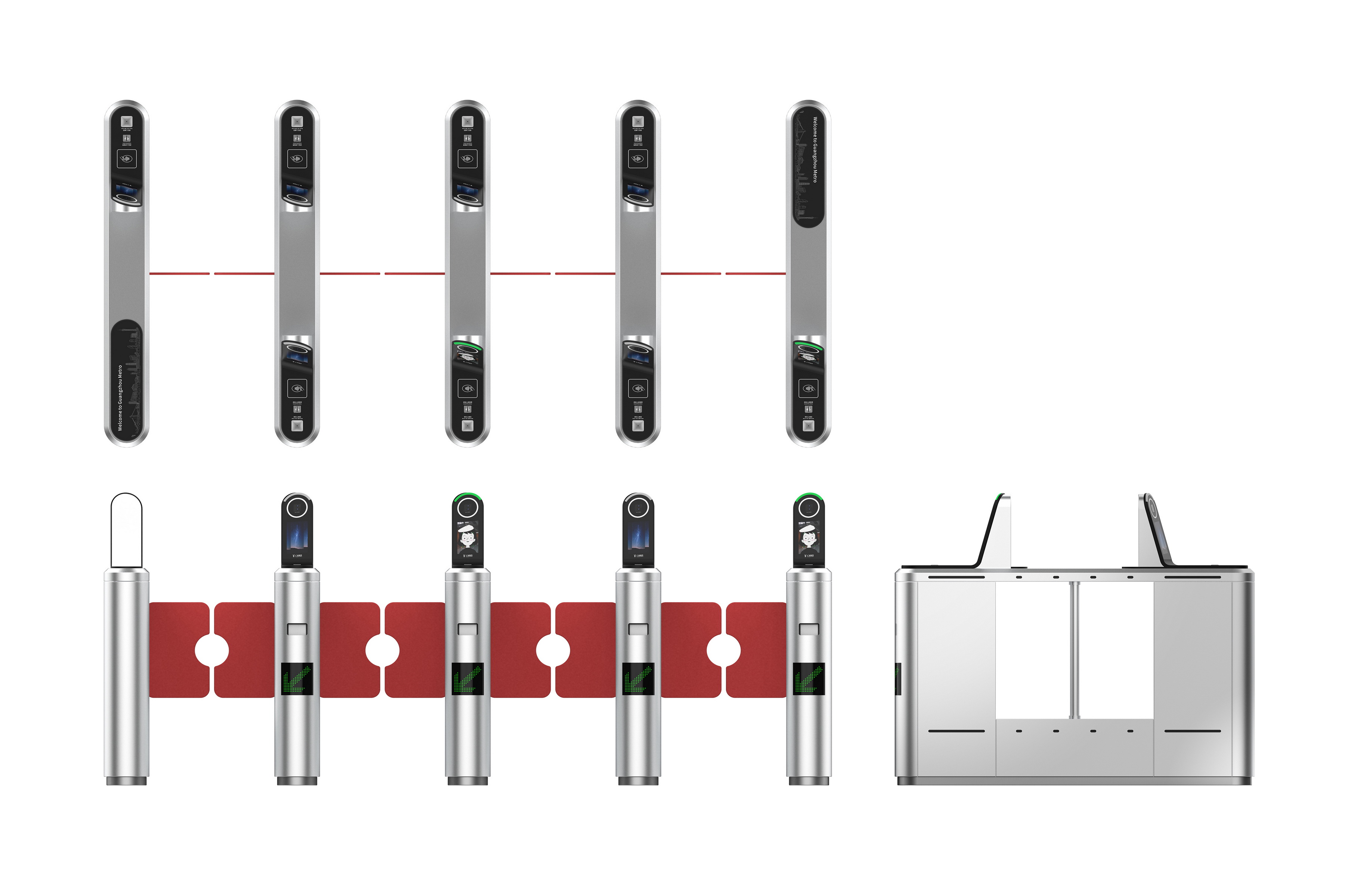 Face recognition gate，