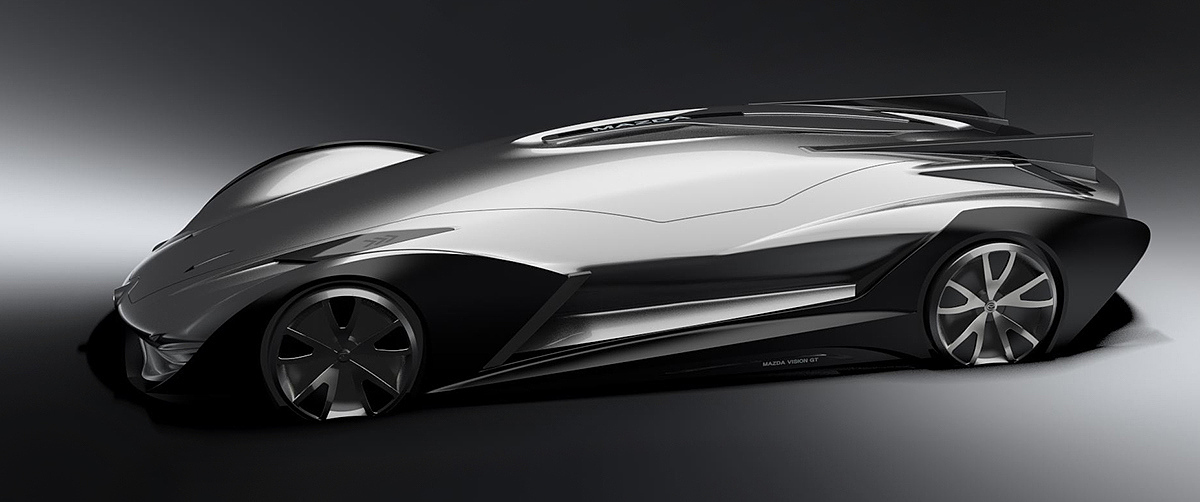 Sports car，design sketch，modeling，Automatic design，industrial design，