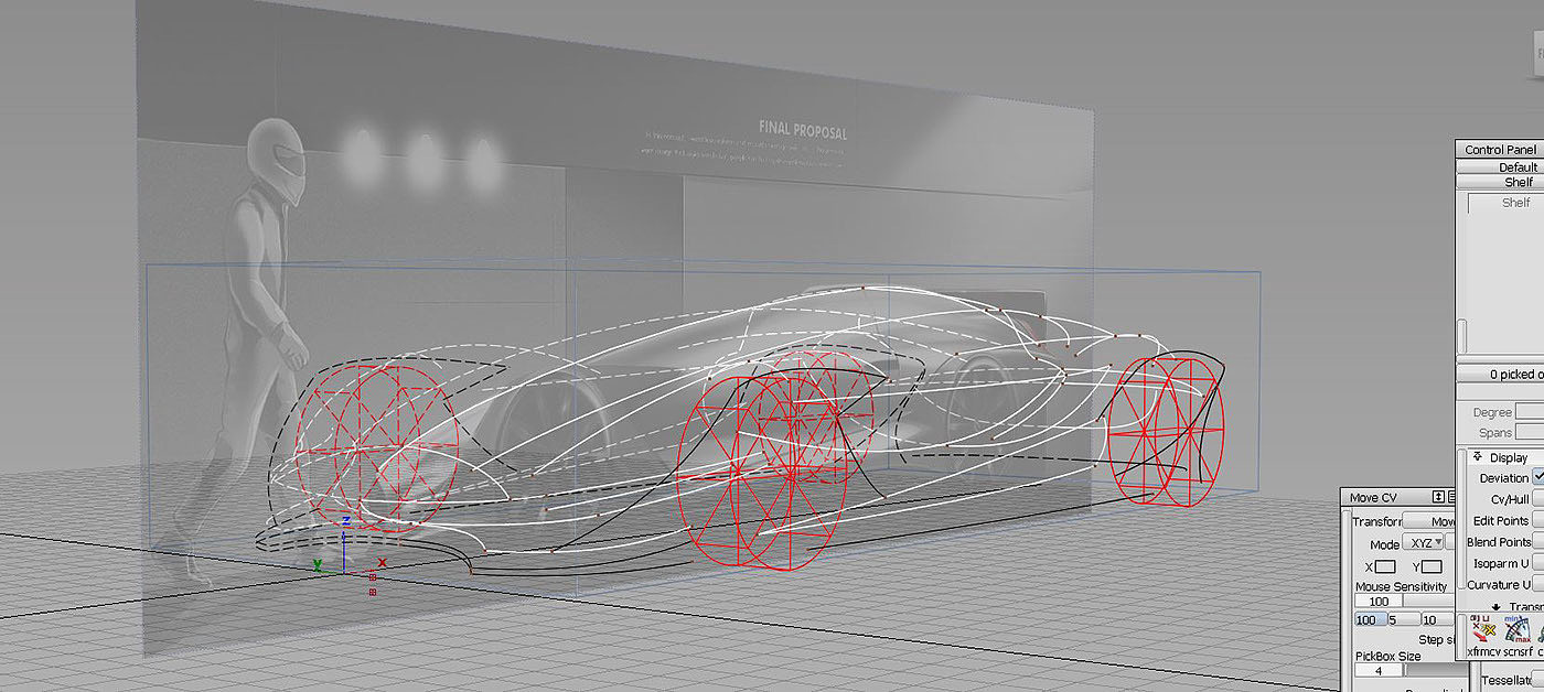 Sports car，design sketch，modeling，Automatic design，industrial design，