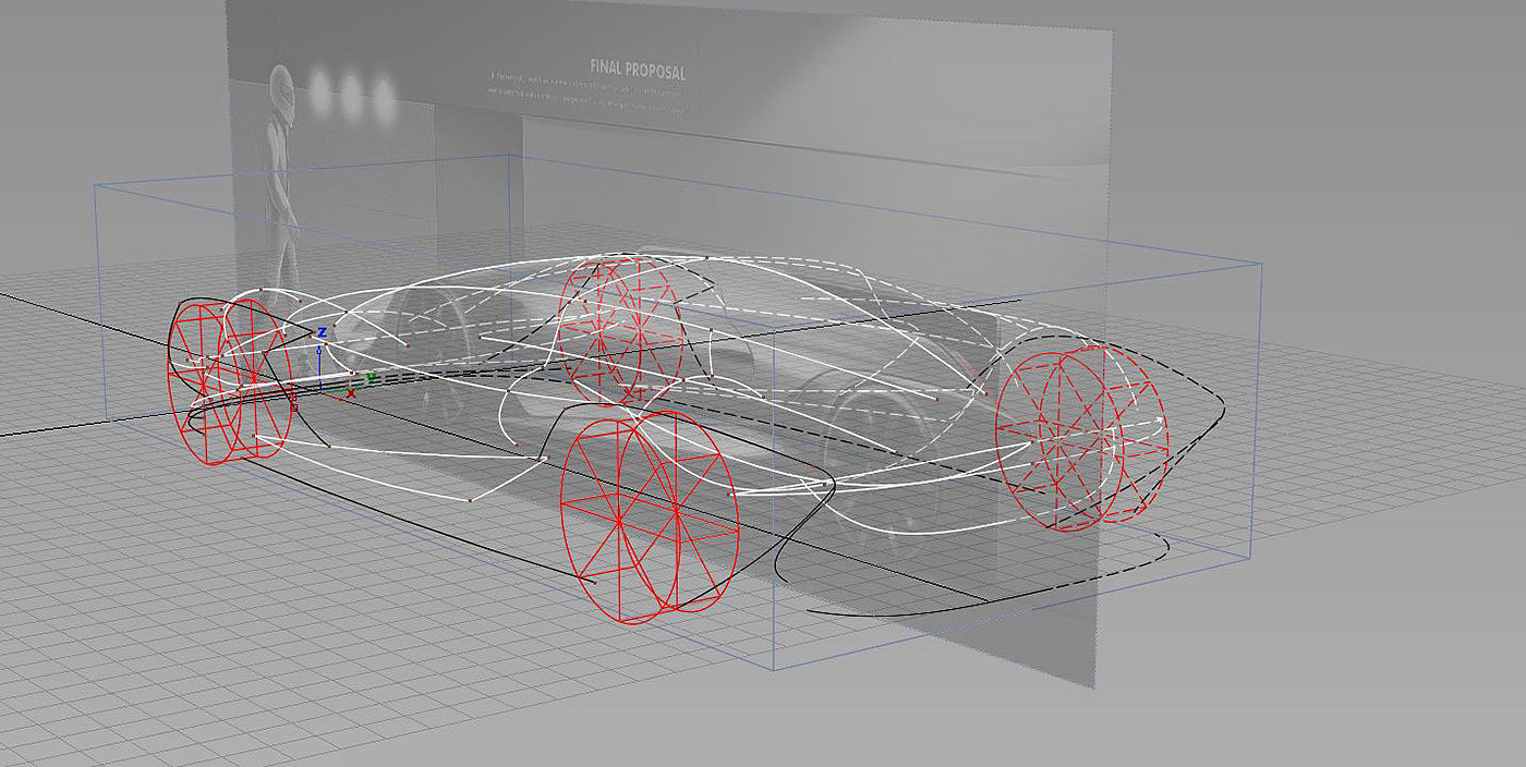 Sports car，design sketch，modeling，Automatic design，industrial design，