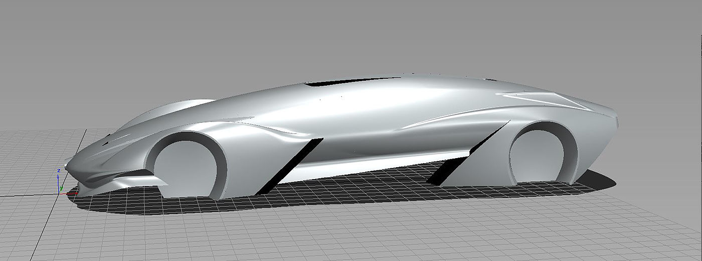 Sports car，design sketch，modeling，Automatic design，industrial design，