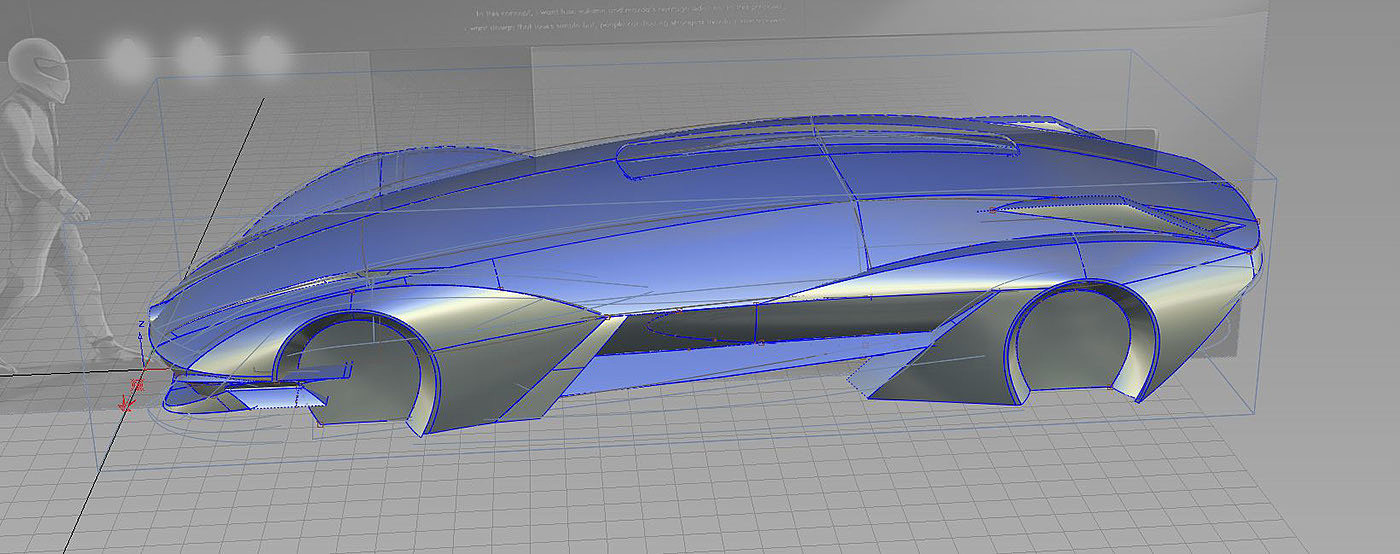 Sports car，design sketch，modeling，Automatic design，industrial design，