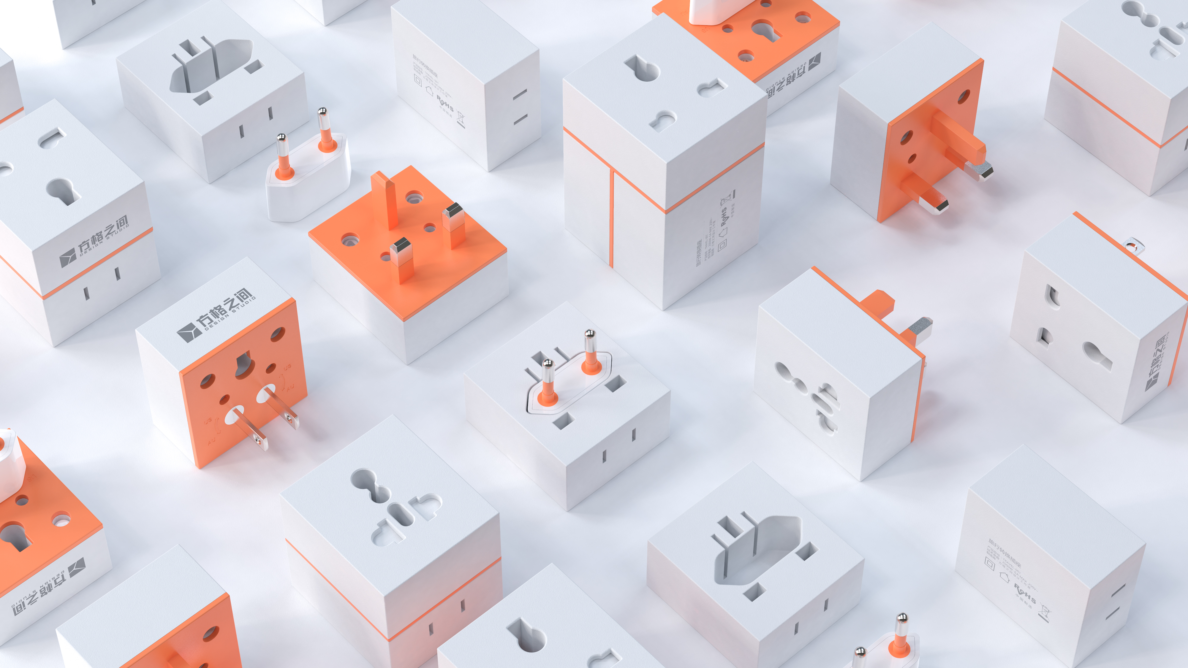 Between squares，Socket，travel，Plug，