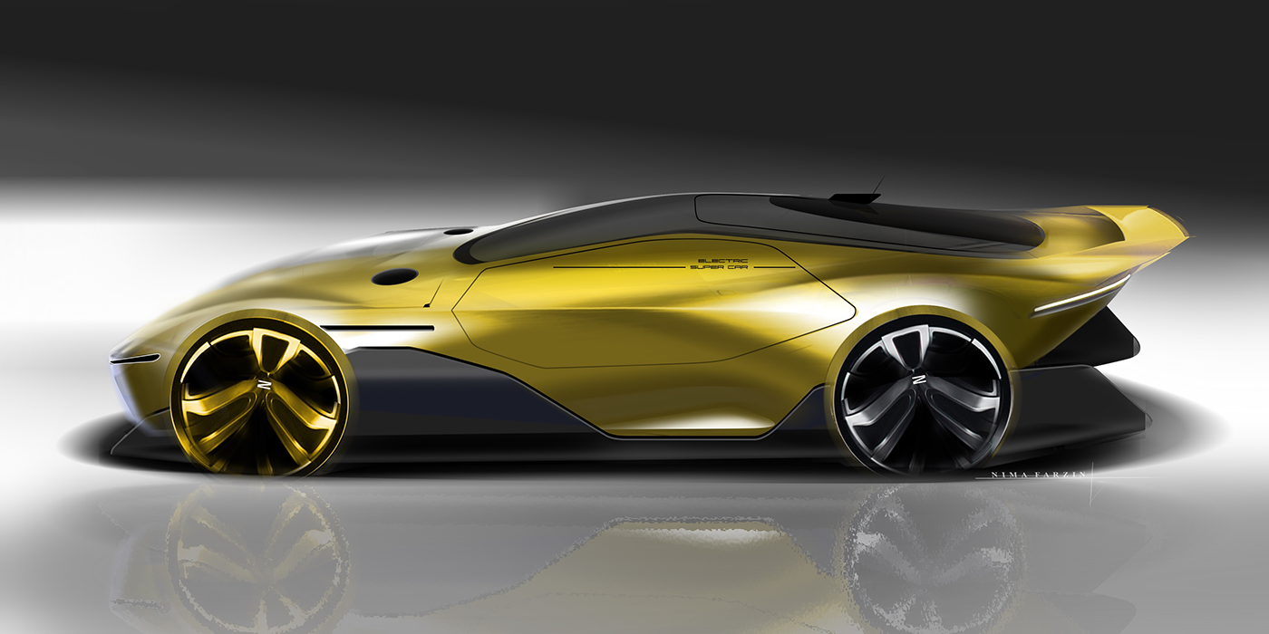 Automatic design，Hand drawn，Render，Visual design，industrial design，