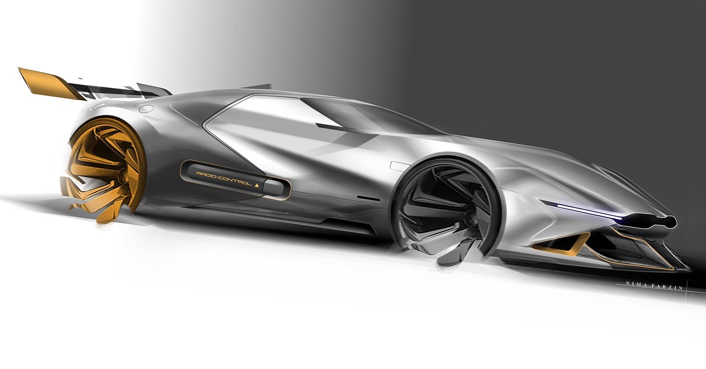 Automatic design，Hand drawn，Render，Visual design，industrial design，