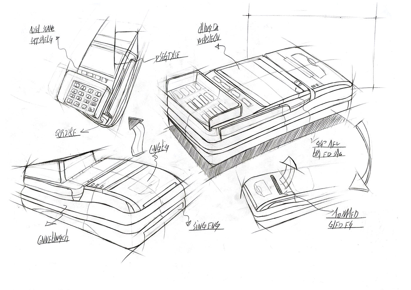 Hand drawn products，Hand drawn sketch，