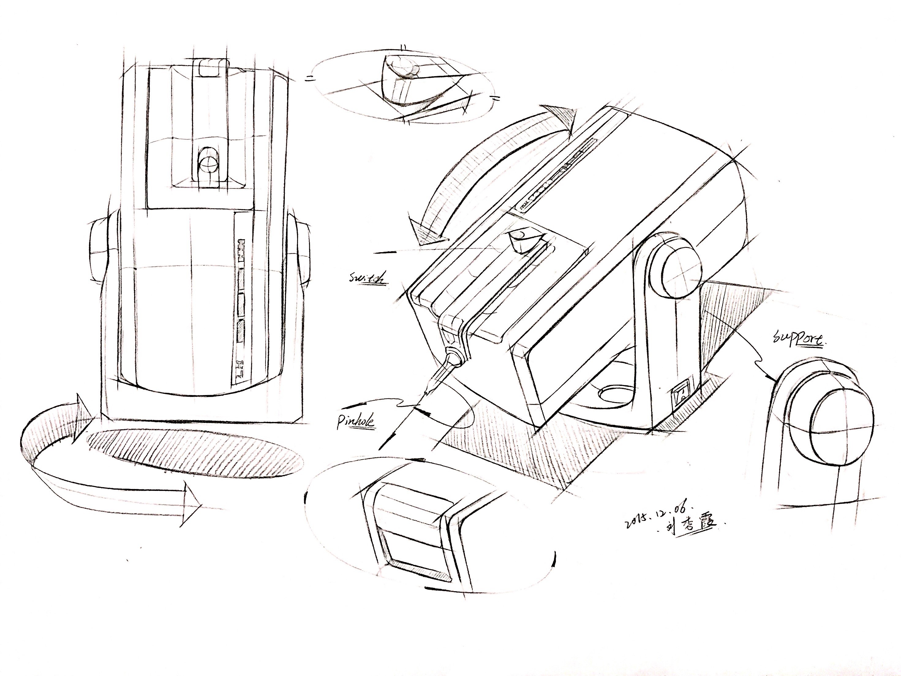 Hand drawn products，Hand drawn sketch，